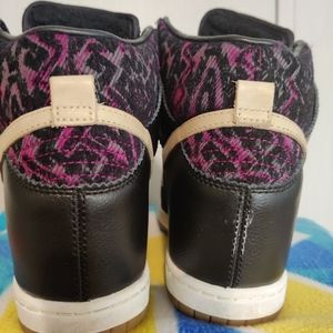 Nike dunk sky hi tribal print